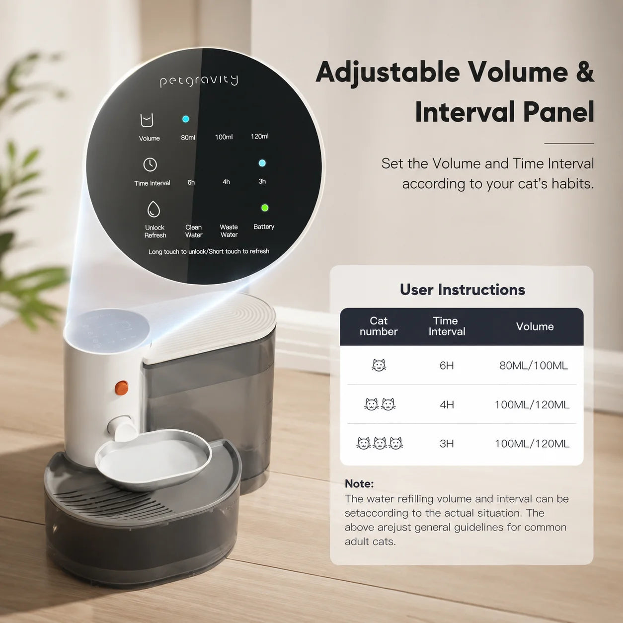3L Wireless Smart Pet Water Fountain
